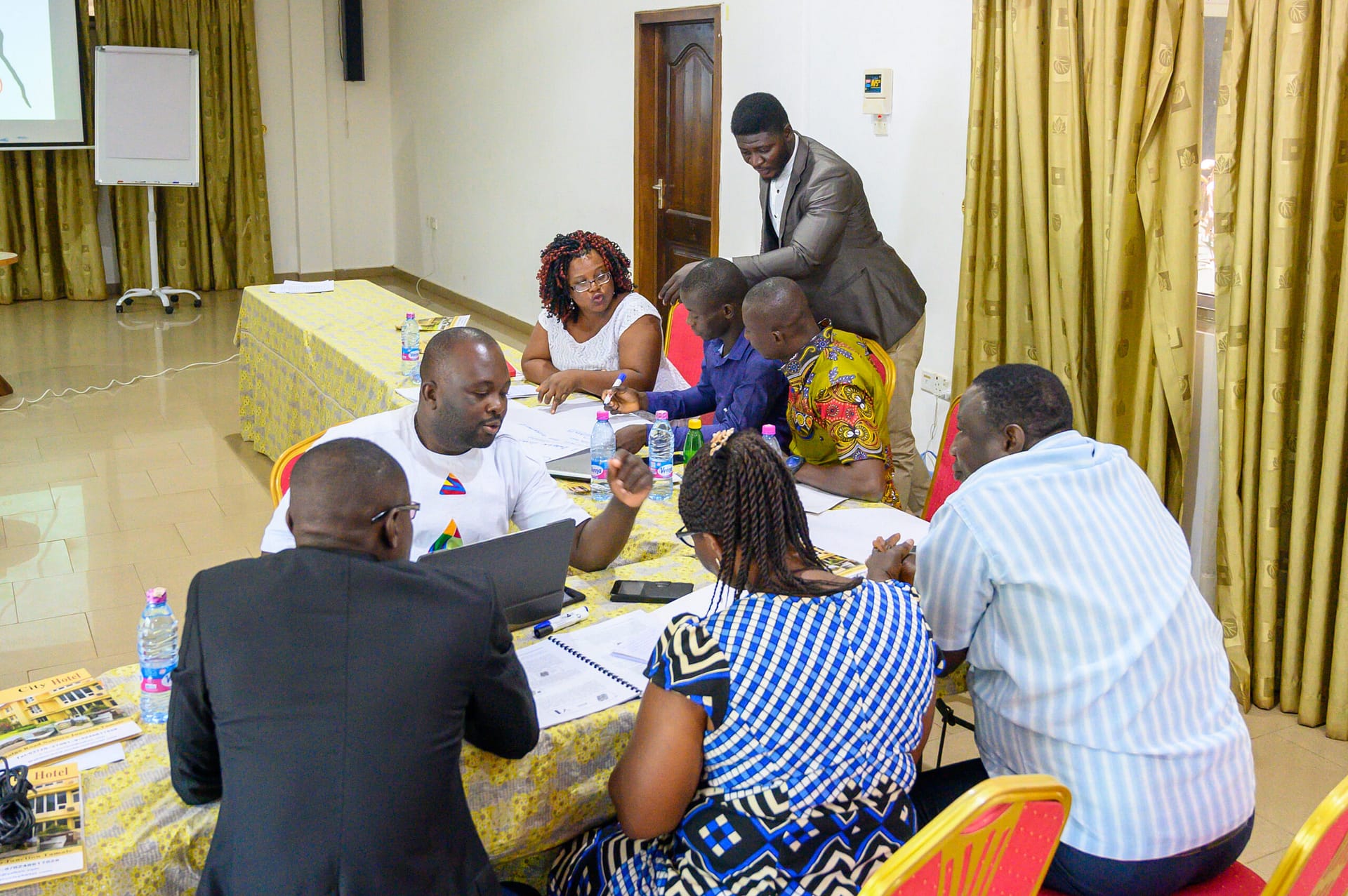 Me presenting in a workshop in Tamale, Ghana.