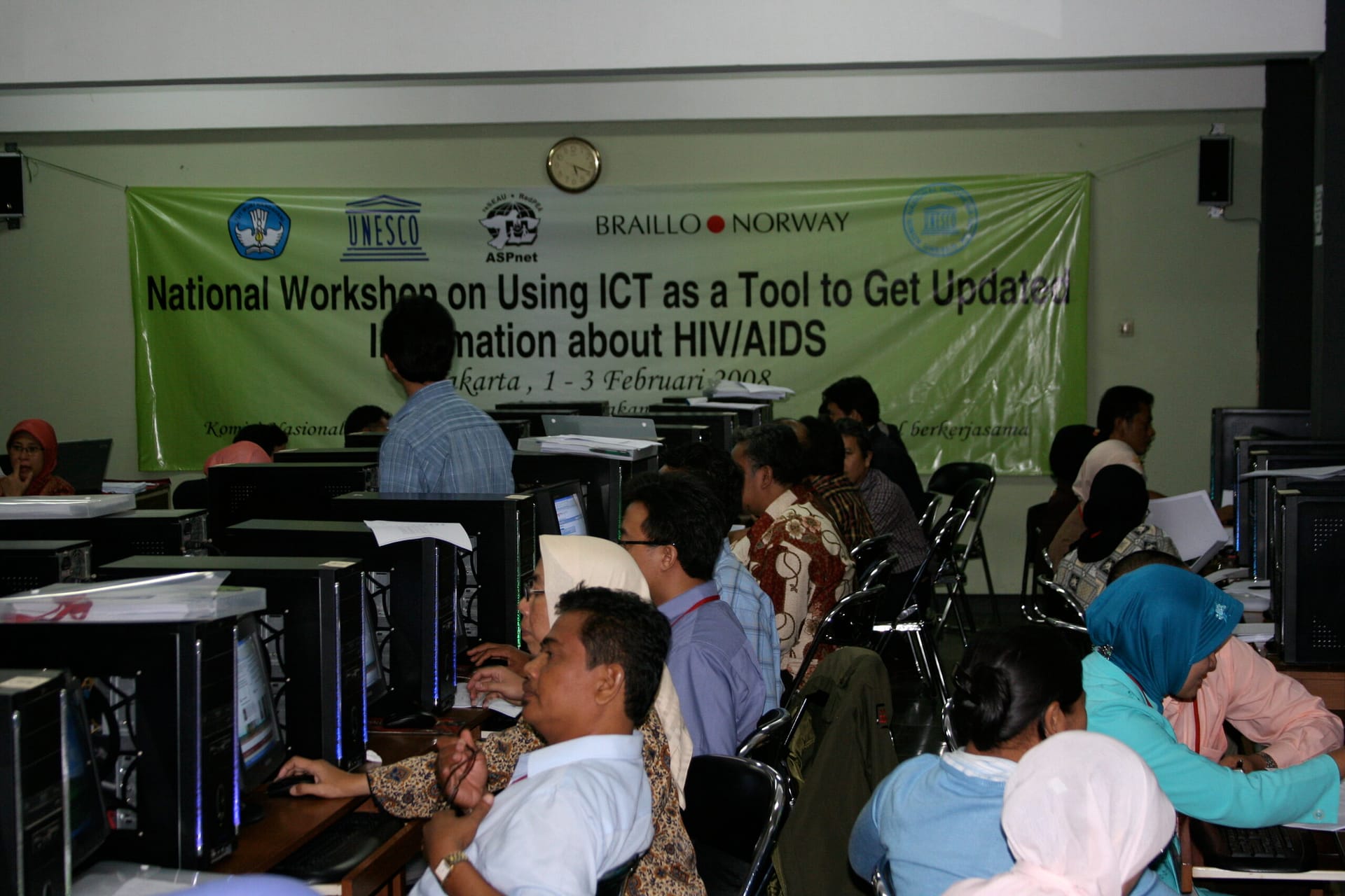 Training workshop in Jakarta, Indonesia.