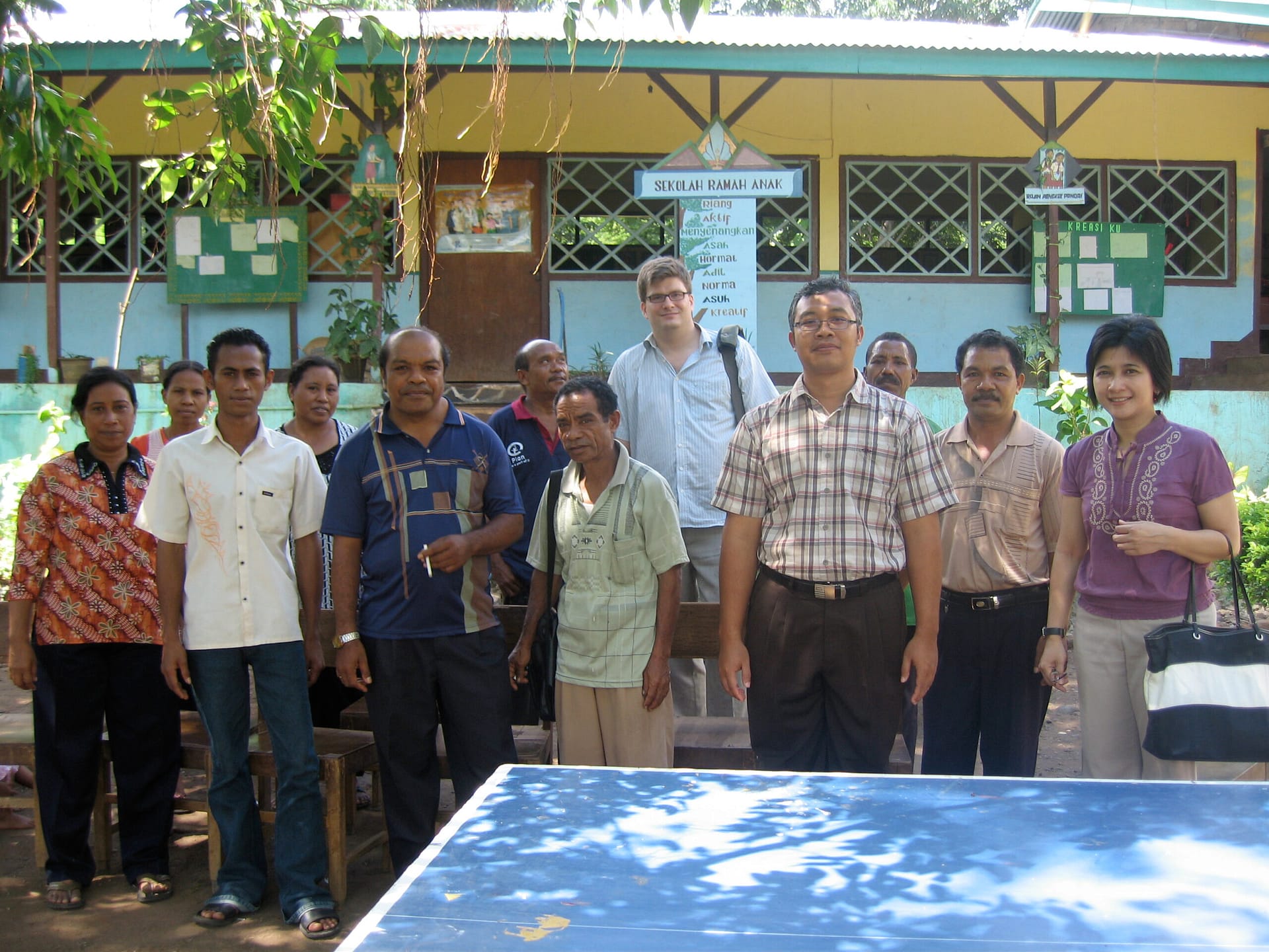 Workhop in Lewoleba, Indonesia.