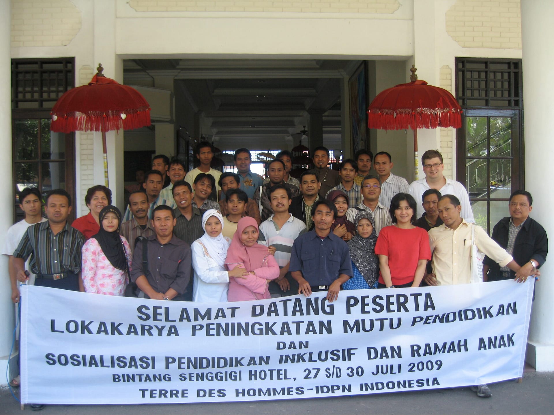 Workshop in Lombok, Indonesia.